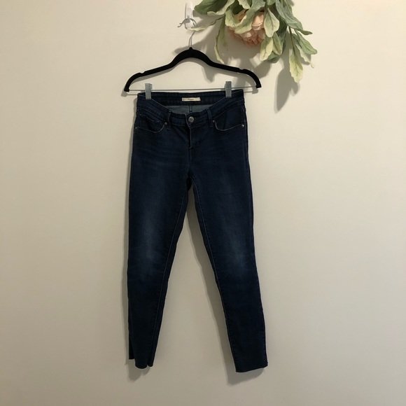 Raw Hem Levi’s 711 Skinny Jeans - Picture 4 of 10